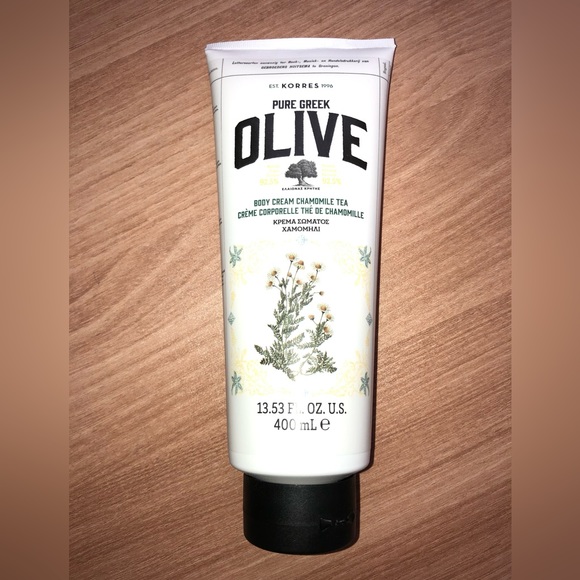 Korres Pure Greek Olive Body Cream Chamomile Tea 13.53 fl oz/ 400 ml - Picture 4 of 8